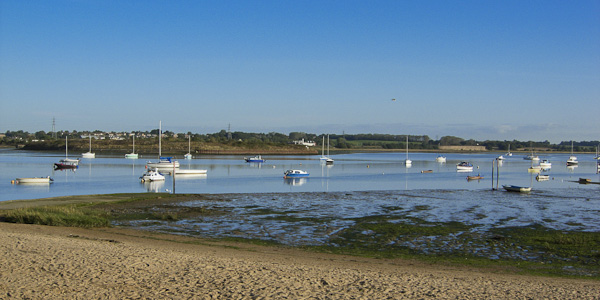 Mistley, Essex, looking across the estuary of the River Stour