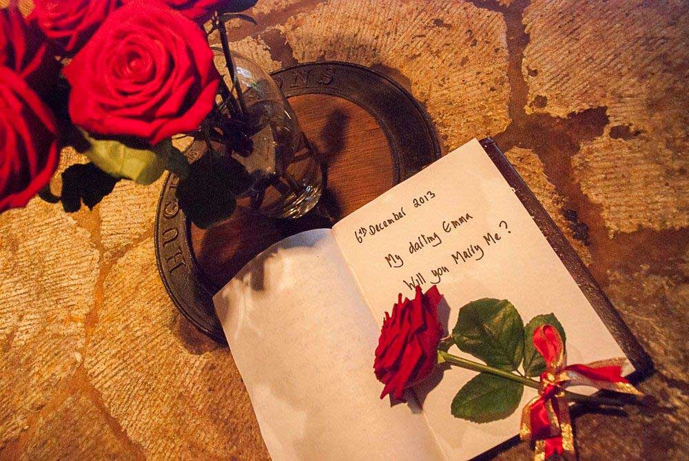 Proposal at Don's Barn, The Grove Cottages, Suffolk