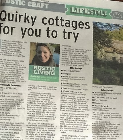 Water Cottage in the press