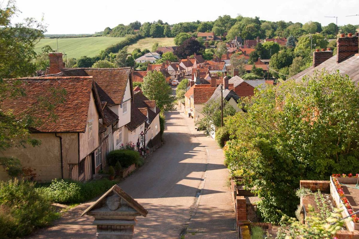 The beautiful Suffolk village of Kersey