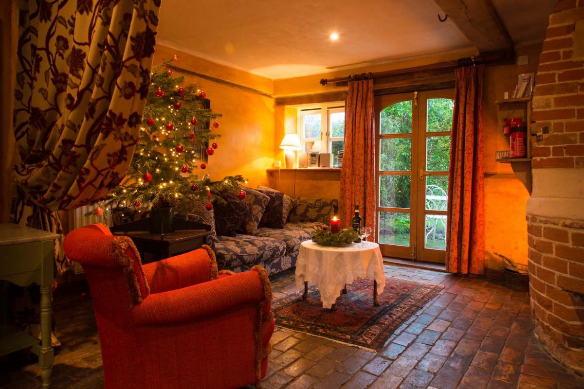 Christmas at The Bakery Honeymooners favourite romantic cottage in Suffolk