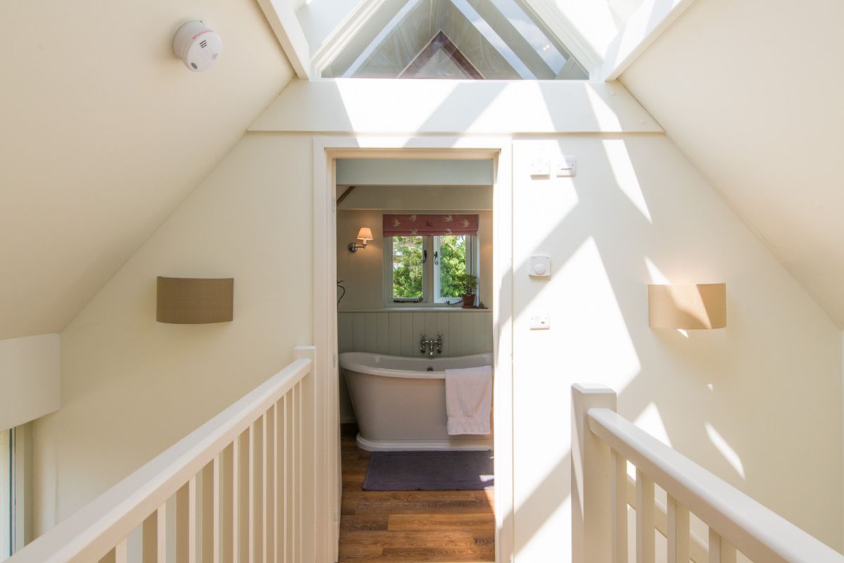 romantic Suffolk cottage bathroom