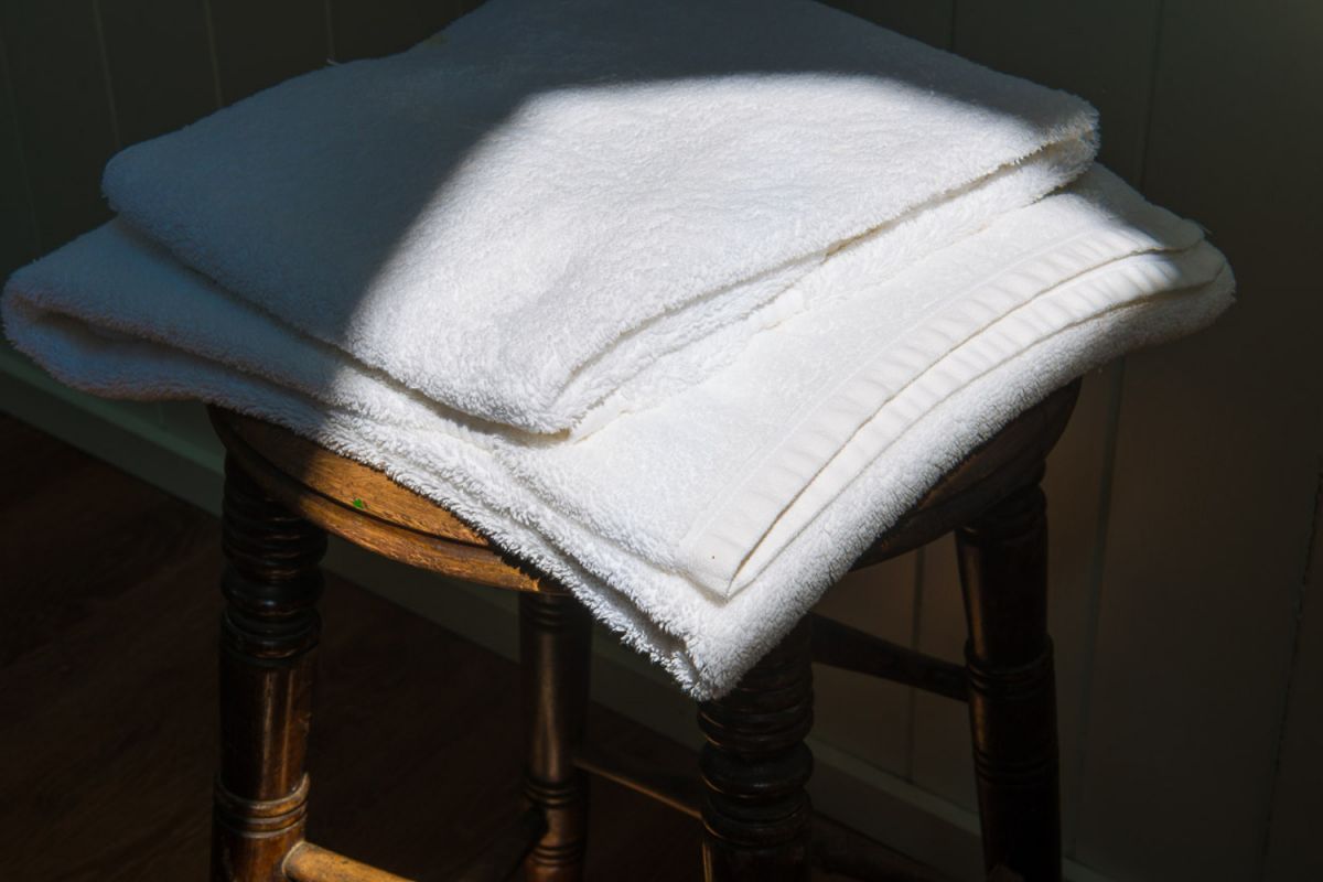 fluffy bath towels