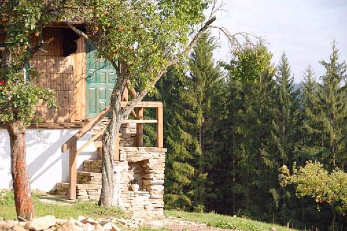 Czech republic mountains, remote cottage