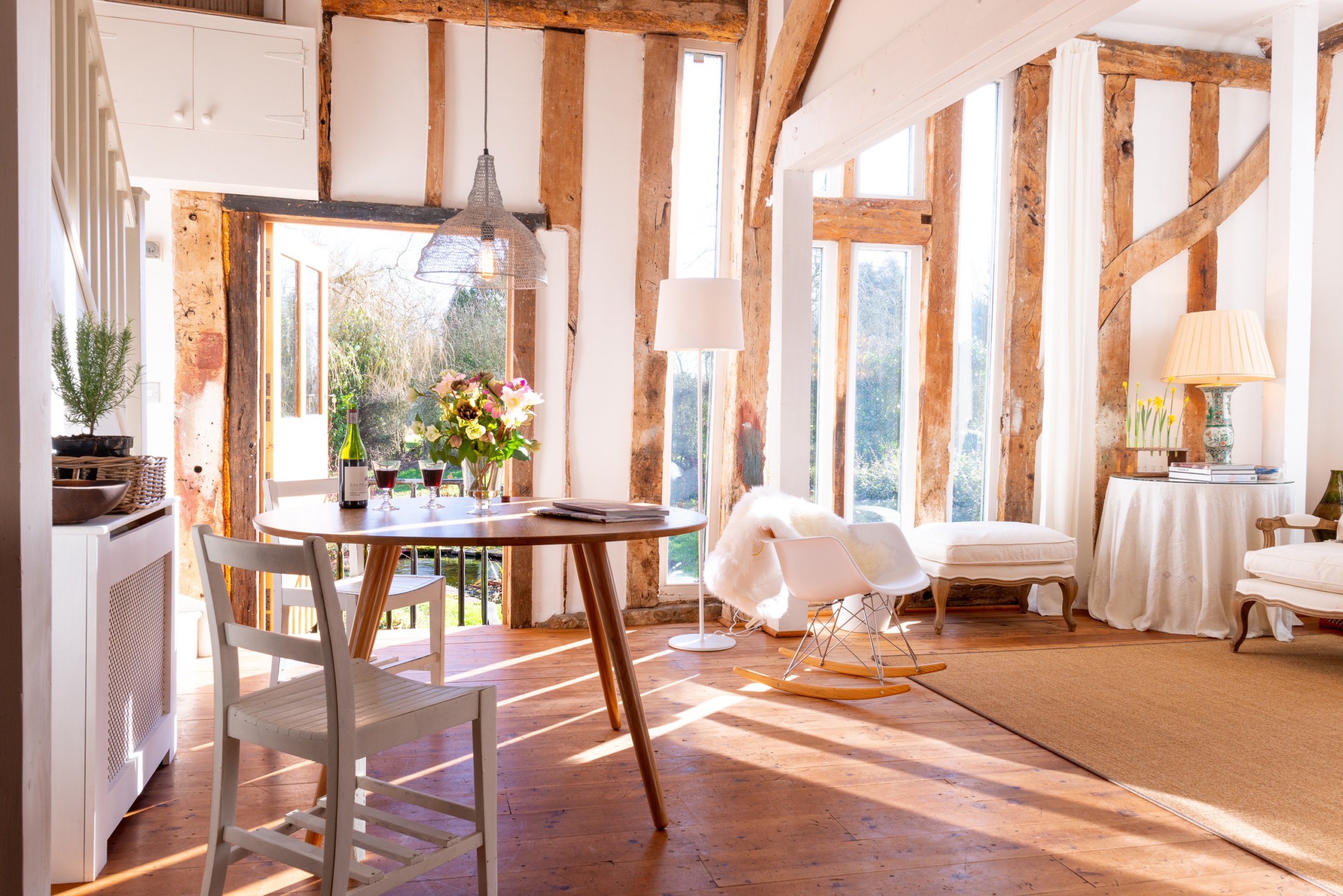 Stylish interiors or an Historic Barn