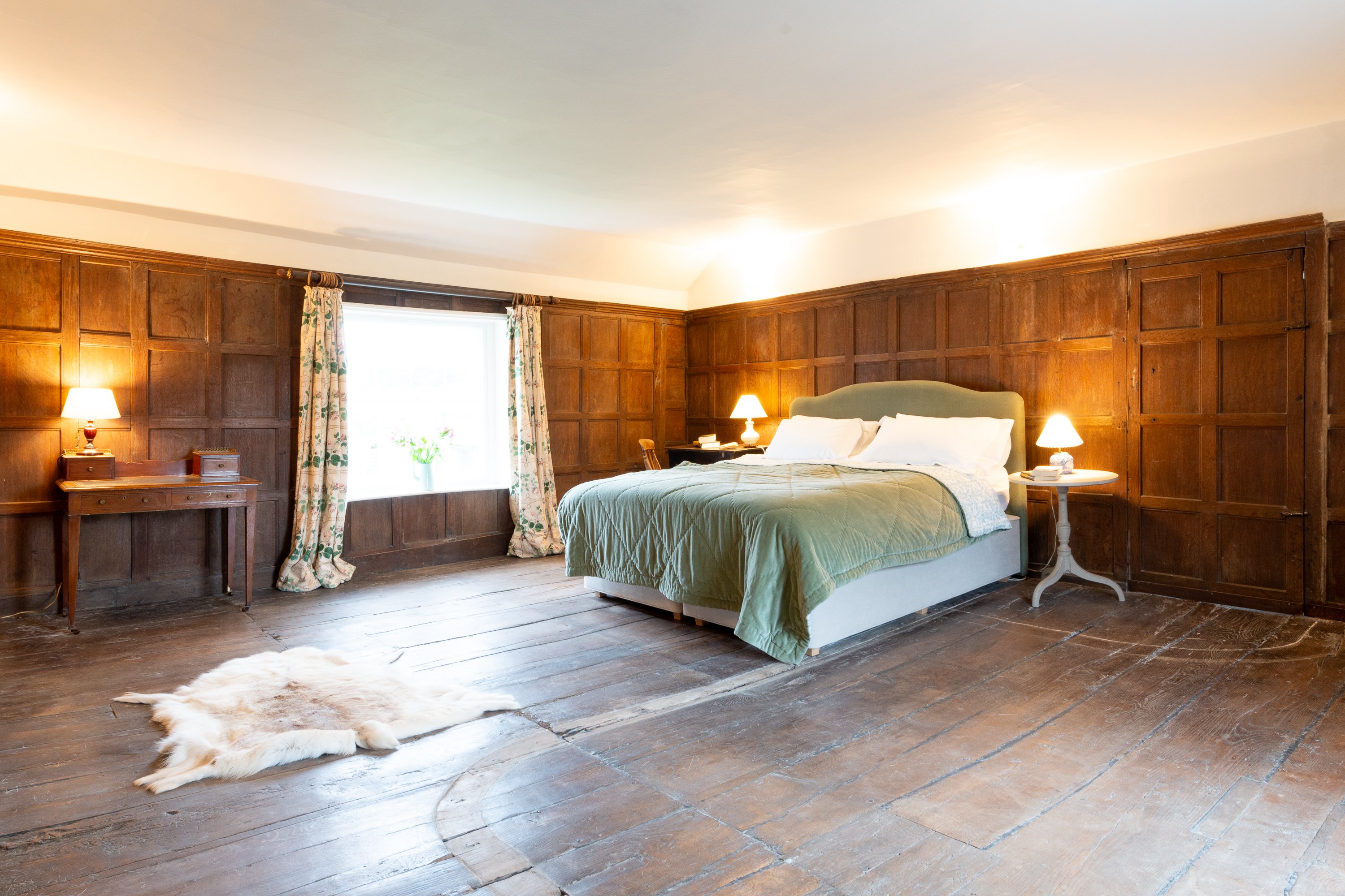 Historic bedroom in a Suffolk Holiday Cottage